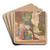Transvaalse prent 2 by Antoon Derkinderen Art Drink Coaster set
