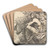 Musidora by Alexander Runciman Art Drink Coaster set
