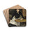 A la Bastille (Jeanne Wenz) by Henri de Toulouse-Lautrec Drink Coasters - set of 4
