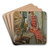 ALass that Loved a Sailor by William Henry Margetson Art Drink Coaster set