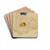 Zwei Freundinnen (Two Friends) by Egon Schiele Drink Coasters - set of 4