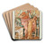 Midas Daughter turned to gold by Walter Crane Art Drink Coaster set