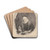 Jan Cornelis Sylvius, Preacher by Rembrandt van Rijn Drink Coasters - set of 4