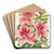 Azalea indica (hybrida) Madame Verschaffelt by Charles Antoine Lemaire Art Drink Coaster set