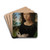 Portrait of a Young Woman by Lorenzo di Credi Drink Coasters - set of 4