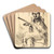 Andreas Weissgaerber-I (Bildnis Andreas Weissgaerber) by Lovis Corinth Art Drink Coaster set
