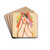 Bride by Mikul Galanda Drink Coasters - set of 4 Bride by Mikul Galanda Drink Coasters - set of 4