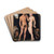 Adam and Eve in paradise (The Fall) by Lucas Cranach the Elder Drink Coasters - set of 4