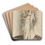 St. Dorothea by Workshop of Hans Holbein the elder Art Drink Coaster set