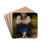 La srieuse by William Bouguereau Drink Coasters - set of 4