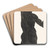 Anatomische studie van de rug- en bilspieren van een man in silhouet by Reijer Stolk Art Drink Coaster set Anatomische studie van de rug- en bilspieren van een man in silhouet by Reijer Stolk Art Drink Coaster set