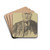 Portrait of a man by Max Liebermann Drink Coasters - set of 4