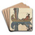 Le long du Missouri by George Barbier Art Drink Coaster set