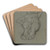 Reclining Female Nude. by Domenico Tintoretto Art Drink Coaster set