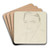Bildnis Fritz Wichert by Max Beckmann Art Drink Coaster set