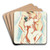 Nude 1 by After Auguste Rodin Art Drink Coaster set