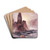 The Towers of Tower Falls, Yellowstone by Thomas Moran Drink Coasters - set of 4