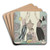 Le Jeu des Graces by George Barbier Art Drink Coaster set