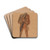 Franz Weigang by Egon Schiele Drink Coasters - set of 4 Franz Weigang by Egon Schiele Drink Coasters - set of 4