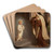 Jsus apparait  sainte Thrse by mile Vernet-Lecomte Art Drink Coaster set Jsus apparait  sainte Thrse by mile Vernet-Lecomte Art Drink Coaster set