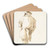 Standing male figure seen frombehind by Giovanni Battista Tiepolo Art Drink Coaster set