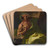 Der Apostel Andreas by Johann Lucas Kracker Art Drink Coaster set