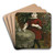 Little Gudrun by Helene Schjerfbeck Art Drink Coaster set Little Gudrun by Helene Schjerfbeck Art Drink Coaster set