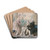M. et Mme de Saint Wast accueillant Mlle de Beauregard by Louis Carrogis Carmontelle Drink Coasters - set of 4 M. et Mme de Saint Wast accueillant Mlle de Beauregard by Louis Carrogis Carmontelle Drink Coasters - set of 4