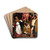 Madonna with Child Enthroned and Saints by Paris Bordone Drink Coasters - set of 4