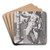 Temperancia (Temperance) by Lucas Van Leyden Art Drink Coaster set Temperancia (Temperance) by Lucas Van Leyden Art Drink Coaster set