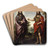 Saint John the Baptist Pointing to Christ by Bartolom Estebn Murillo Art Drink Coaster set