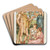 Hercules and the nymphs by Walter Crane Art Drink Coaster set