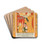 The century for Xmas by Louis Rhead Drink Coasters - set of 4