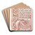 Cover by Walter Crane Art Drink Coaster set