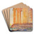 Temple by Cass Gilbert Art Drink Coaster set