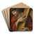 Christ Carrying The Cross by Lombard School Art Drink Coaster set