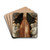 The Madonna of Mercy by Girolamo Romanino Drink Coasters - set of 4