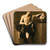 David With The Head Of Goliath by Guido Reni Art Drink Coaster set David With The Head Of Goliath by Guido Reni Art Drink Coaster set