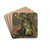 Waldinneres  Birkenstmme im Herbststurm by Karl Hagemeister Drink Coasters - set of 4