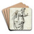 Staande vrouw, leunend op de elleboog by David Humbert de Superville Art Drink Coaster set