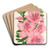 Azalea indica (hybrida) gigantiflora by Charles Antoine Lemaire Art Drink Coaster set