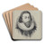 John Winthrop by Jacques Reich Art Drink Coaster set