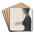 Seated Woman with a Parasol by Georges Seurat Art Drink Coaster set