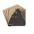 A Lady in a Bonnet and Coat by Constantin Guys Drink Coasters - set of 4