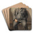 En fisker fra Bornholm by Michael Ancher Art Drink Coaster set