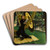 The Hammock by James Tissot Art Drink Coaster set