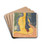Sittende akt by Edvard Munch Drink Coasters - set of 4
