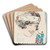 Adam and Eva by Eric Rohman Art Drink Coaster set Adam and Eva by Eric Rohman Art Drink Coaster set