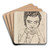 Max Beckmann. Vorzugsausgabe by Max Beckmann Art Drink Coaster set