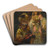 Groupe de bohmiennes enfort by Narcisse-Virgile Diaz de La Pea Art Drink Coaster set Groupe de bohmiennes enfort by Narcisse-Virgile Diaz de La Pea Art Drink Coaster set